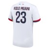 Maglia ufficiale Paris Saint Germain Kolo Muani 23 Trasferta 2024-25 per Uomo